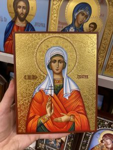 Рукописная икона Анна Адрианопольская 2