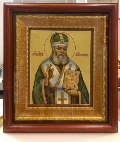 Рукописная икона святитель Лука Крымский (Войно-Ясенецкий) 4 