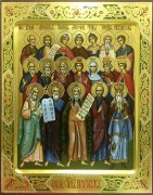 Рукописная икона Собор Святых Пророков