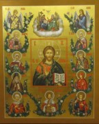 Рукописная семейная икона 21
